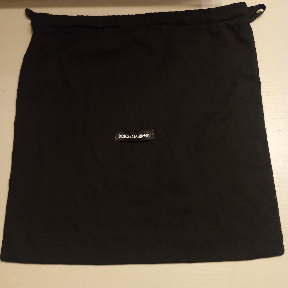 Dolce And Gabbana Drawstring Closure Duster Bag
